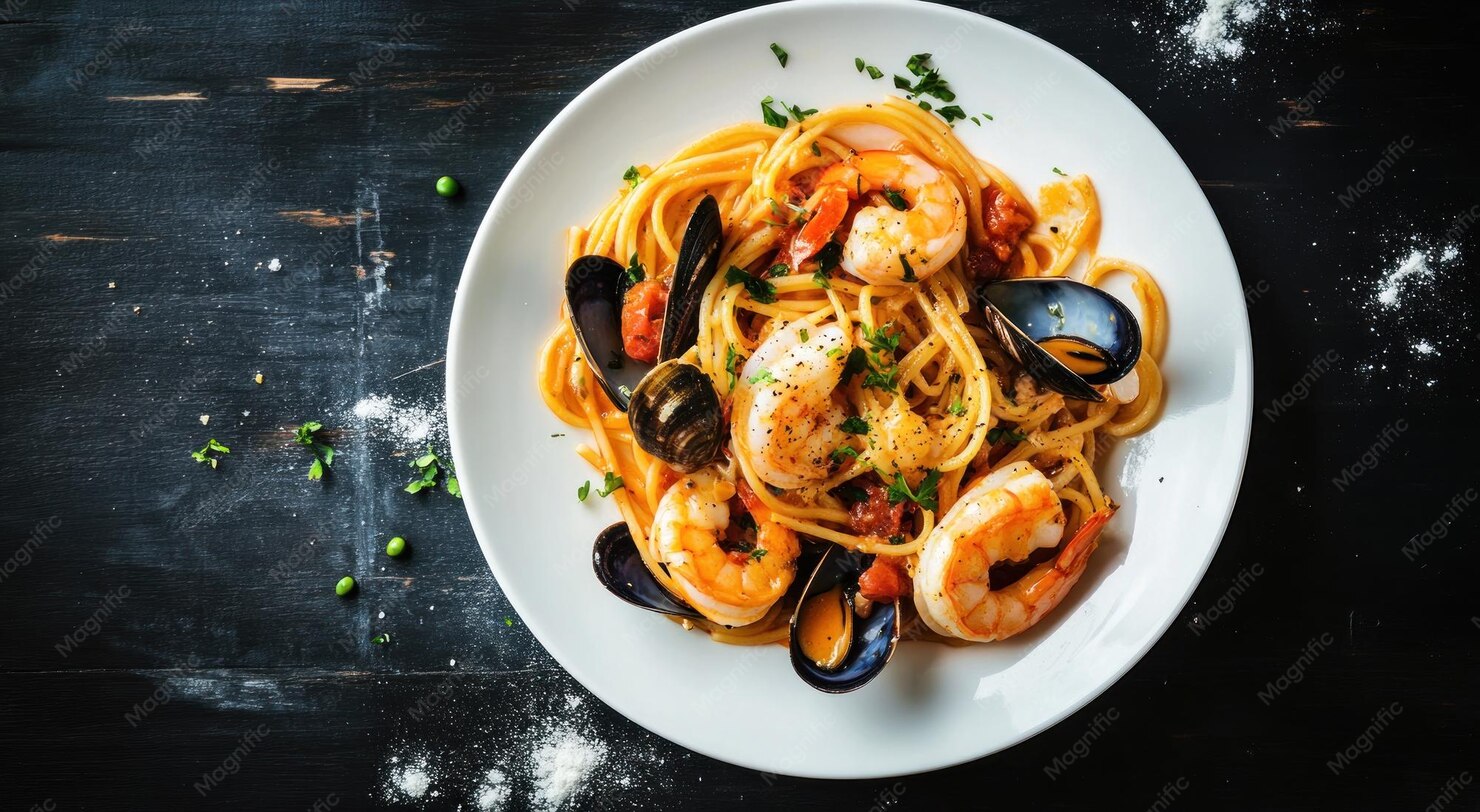 Pasta at Pizza Zone Ksamil